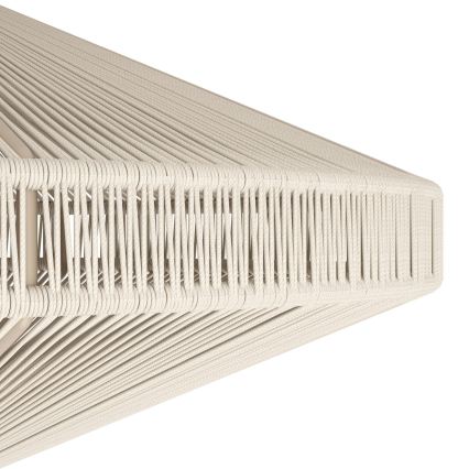 Eglo - Lustre pendente em cabo 1xE27/40W/230V creme