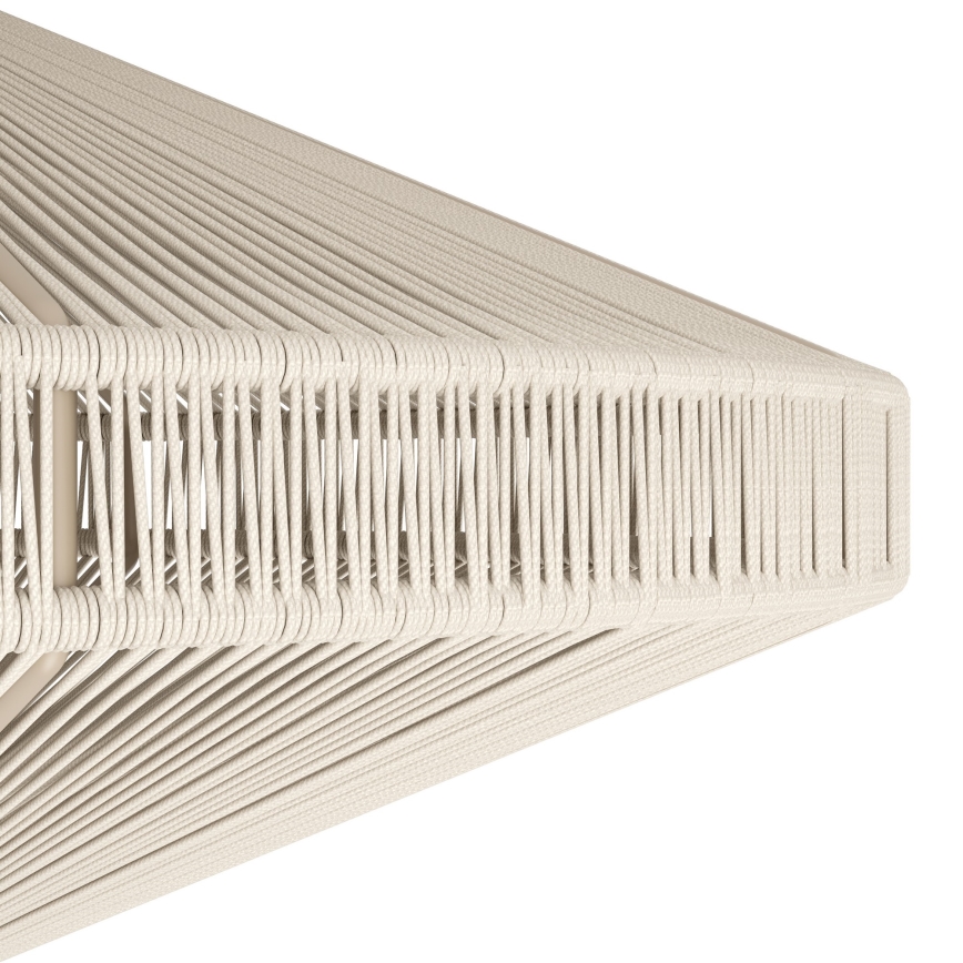 Eglo - Lustre pendente em cabo 1xE27/40W/230V creme