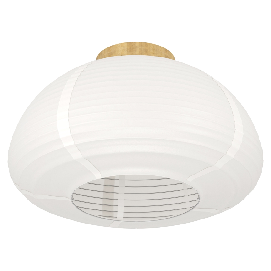 Eglo - Luminária de teto 1xE27/40W/230V Ø 40 cm branca/bege