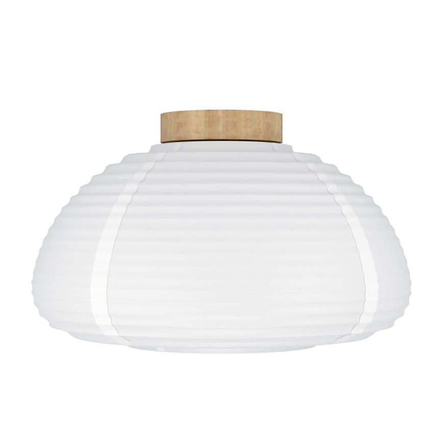 Eglo - Luminária de teto 1xE27/40W/230V Ø 40 cm branca/bege