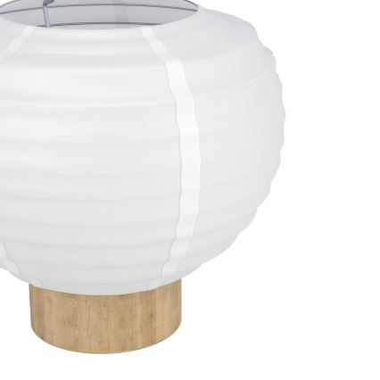 Eglo - Candeeiro de mesa 1xE27/40W/230V branco/bege