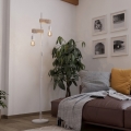 Eglo 44083 - Candeeiro de pé TOWNSHEND 2xE27/10W/230V branco