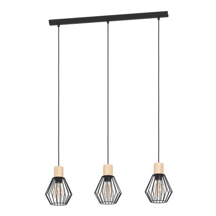 Eglo - Candeeiro suspenso 3xE27/60W/230V