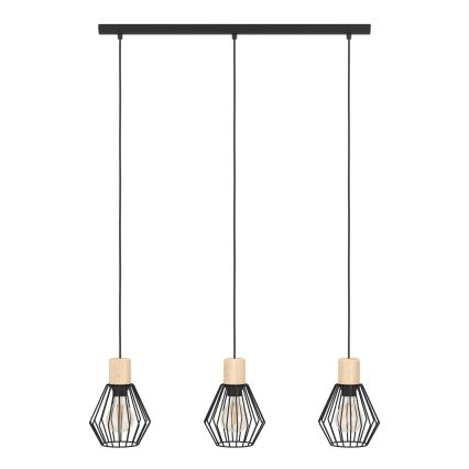 Eglo - Candeeiro suspenso 3xE27/60W/230V