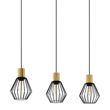 Eglo - Candeeiro suspenso 3xE27/60W/230V