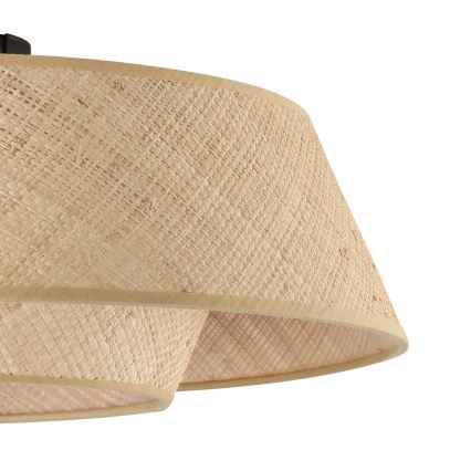 Eglo - Candeeiro de teto 1xE27/60W/230V Ø 50 cm, em fibras naturais