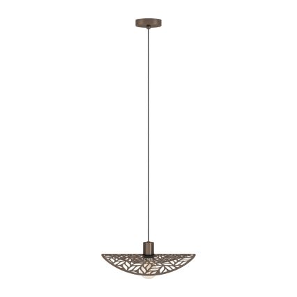 Eglo - Lustre suspenso por cabo 1xE27/60W/230V Ø 40 cm bronze
