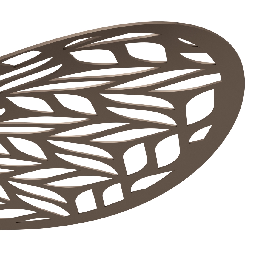 Eglo - Lustre suspenso por cabo 1xE27/60W/230V Ø 40 cm bronze
