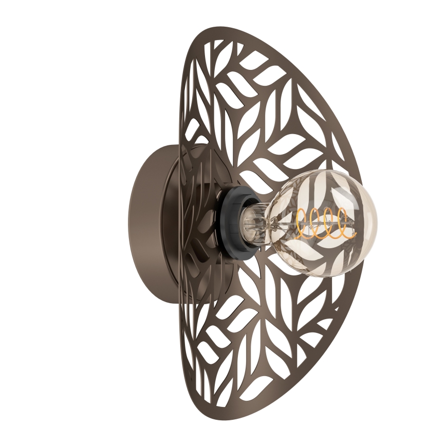 Eglo - Aplique de parede 1xE27/60W/230V bronze