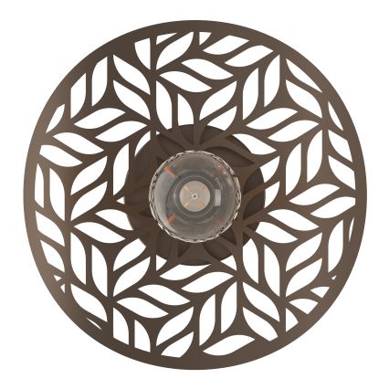 Eglo - Aplique de parede 1xE27/60W/230V bronze