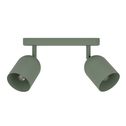 Eglo - Candeeiro de focos 2xE14/40W/230V verde