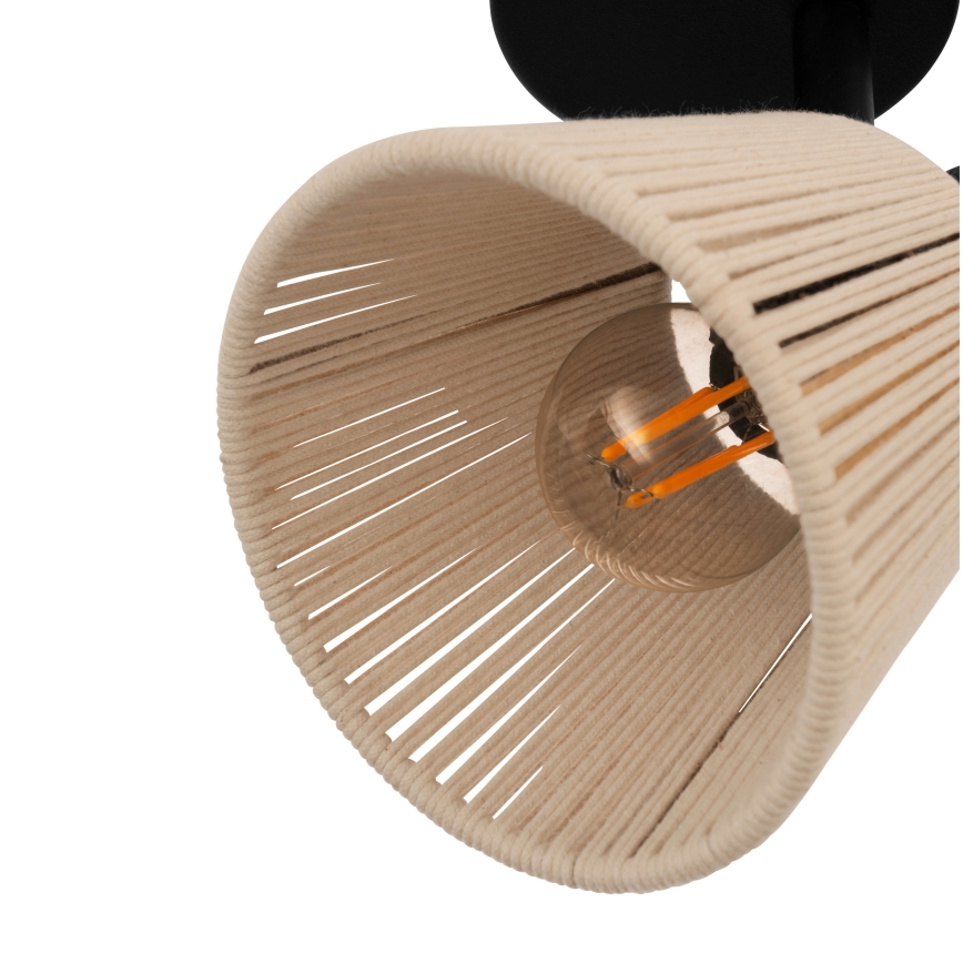 Eglo - Aplique de parede spot 1xE14/40W/230V bege/preto