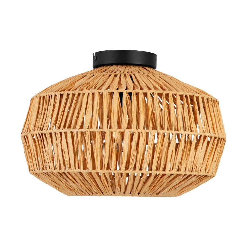Eglo - Luminária de teto 1xE27/40W/230V Ø 38 cm castanho