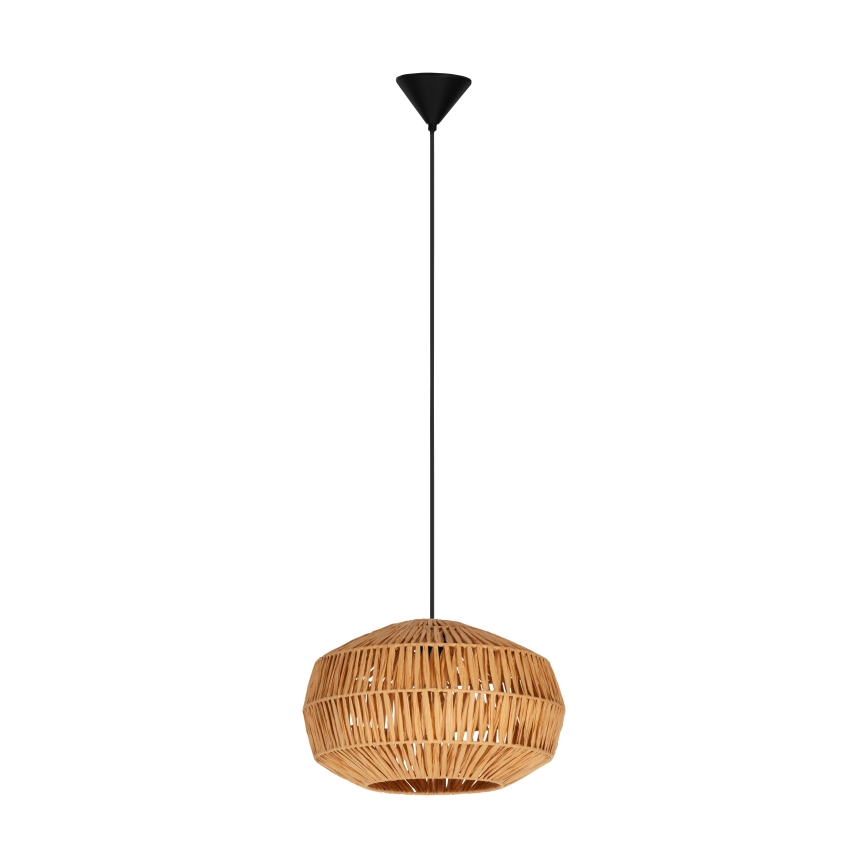 Eglo - Lustre pendente com cabo 1xE27/40W/230V castanho