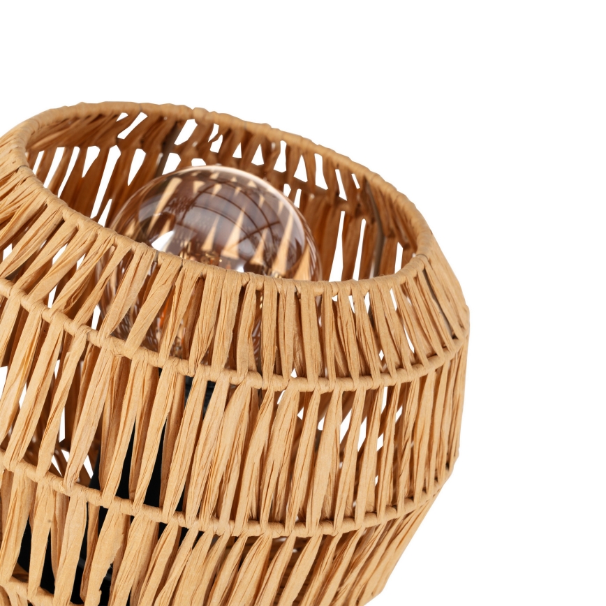 Eglo - Candeeiro de mesa 1xE27/40W/230V castanho