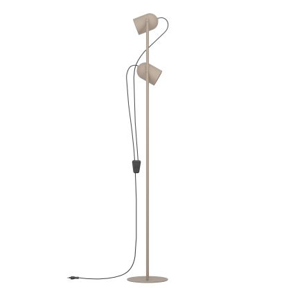 Eglo - Candeeiro de pé 2xE14/8W/230V bege
