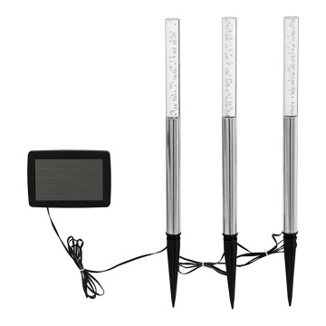 Eglo 48666 - Iluminação solar LED RGB 3xLED/0,06W/1xAA 300 mAh