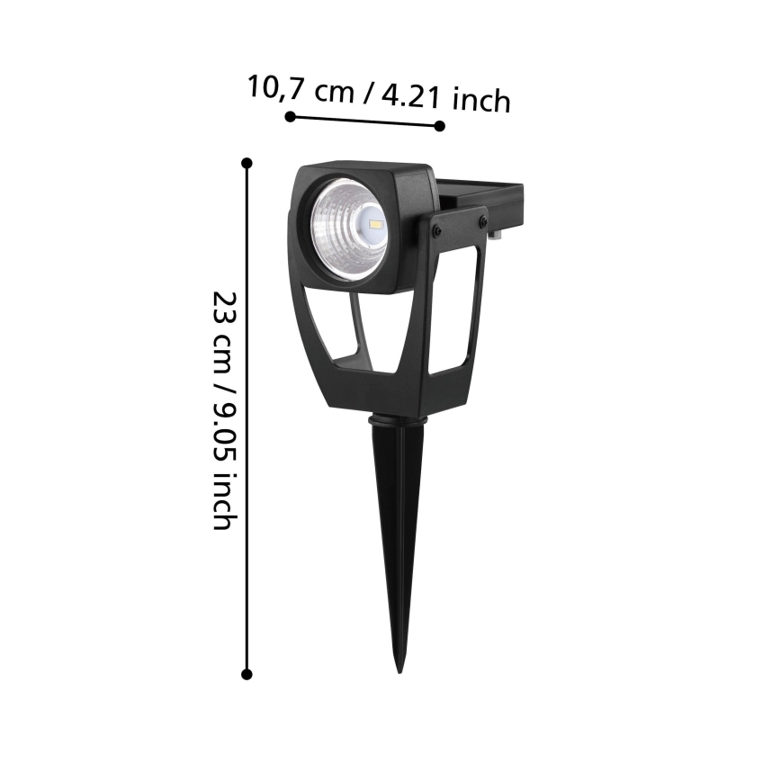 Eglo 48719 - Refletor solar LED SOLAR LED/0,1W/3,2V 1000 mAh IP44