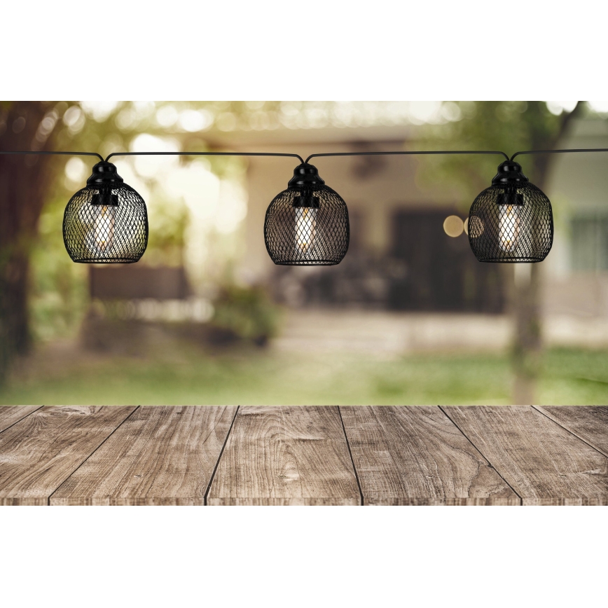 Eglo 48964 - Cordão solar LED 8xLED/3m 600 mAh IP44