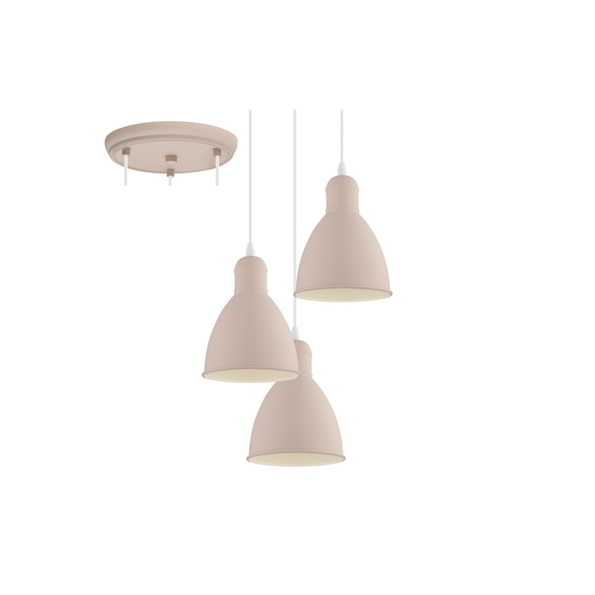 EGLO 49084 - Candelabro num fio PRIDDY-P 3xE27/60W/230V