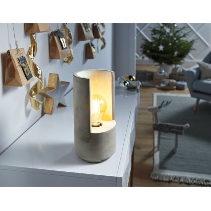 Eglo 49111 - Lâmpada de mesa LYNTON 1xE27/60W/230V