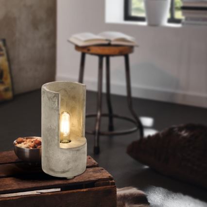 Eglo 49111 - Lâmpada de mesa LYNTON 1xE27/60W/230V