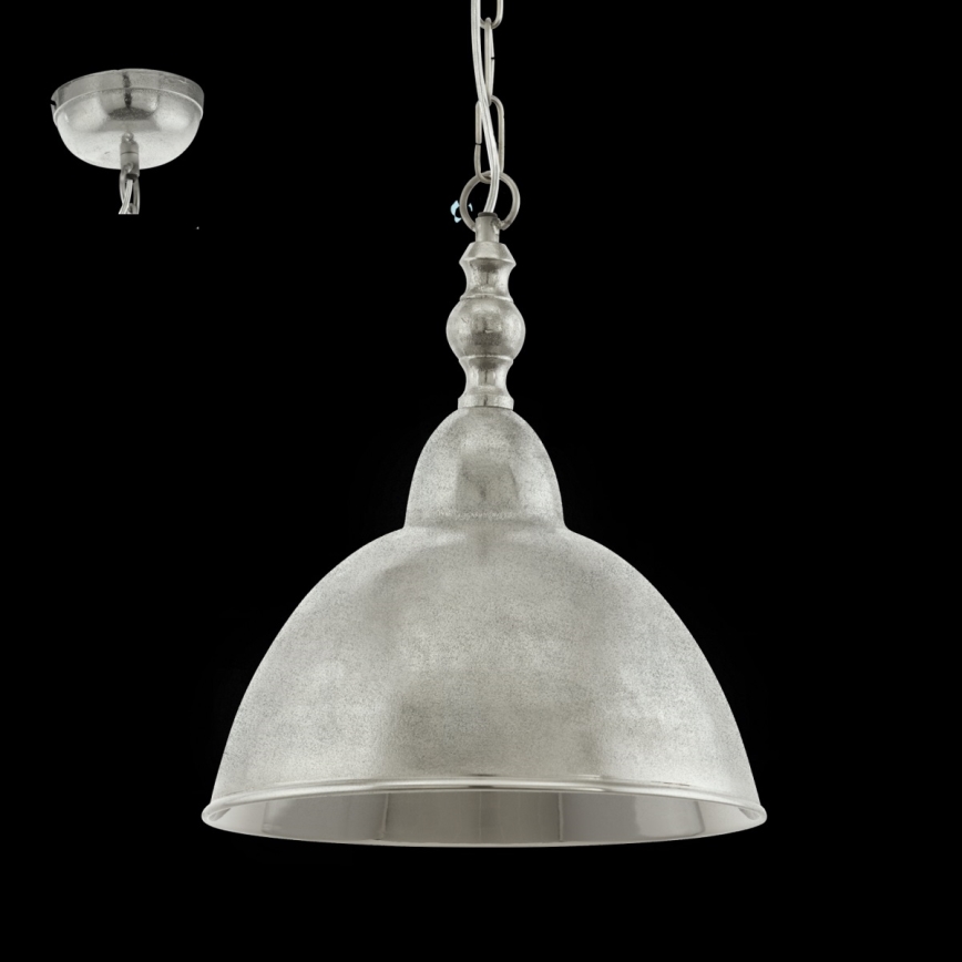 Eglo 49178 - Candeeiro suspenso EASINGTON 1xE27/60W/230V Ø 350 mm