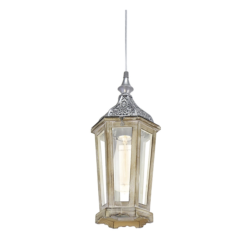 Eglo 49206 - Lustre pendente em cabo KINGHORN 1xE27/42W/230V