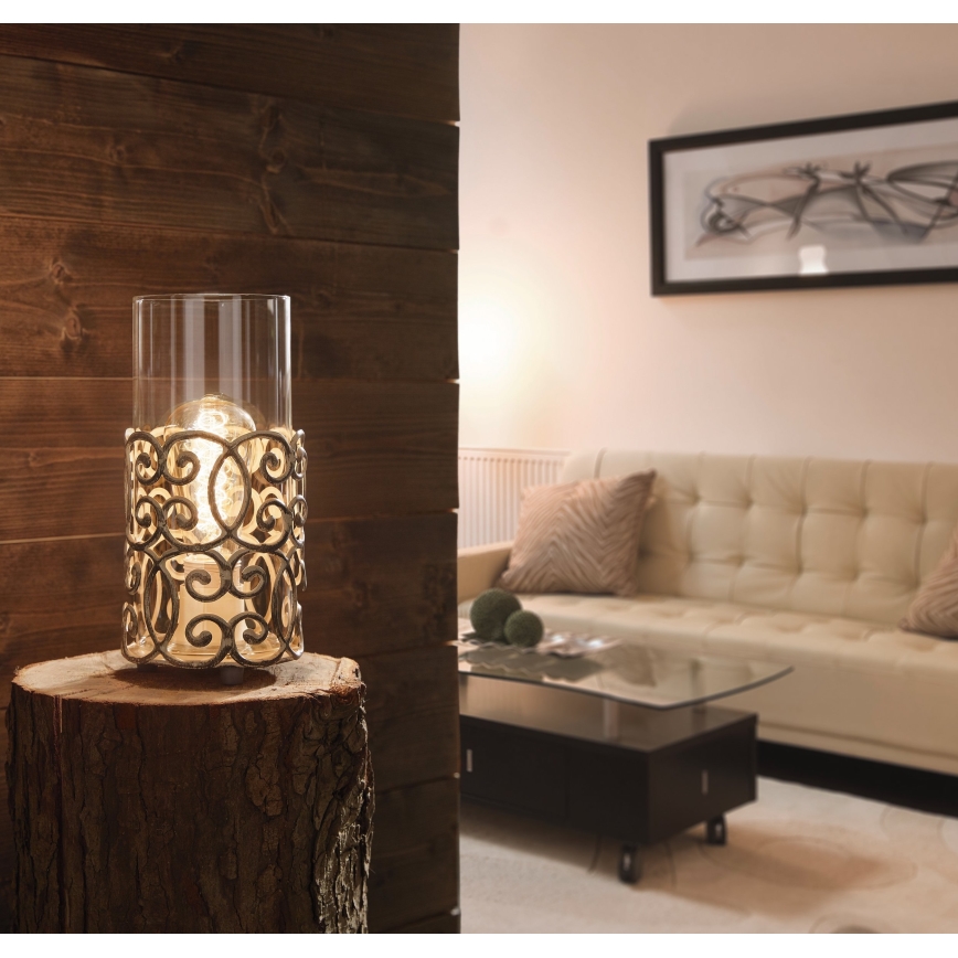 Eglo 49274 - Candeeiro de mesa CARDIGAN 1xE27/60W/230V