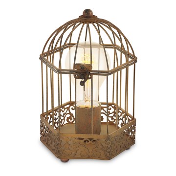 Eglo 49287 - Candeeiro de mesa HARLING 1xE27/60W/230V