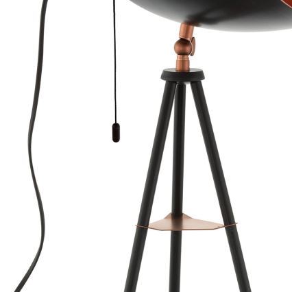 Eglo - Candeeiro para chão CHESTER 1xE27/60W/230V