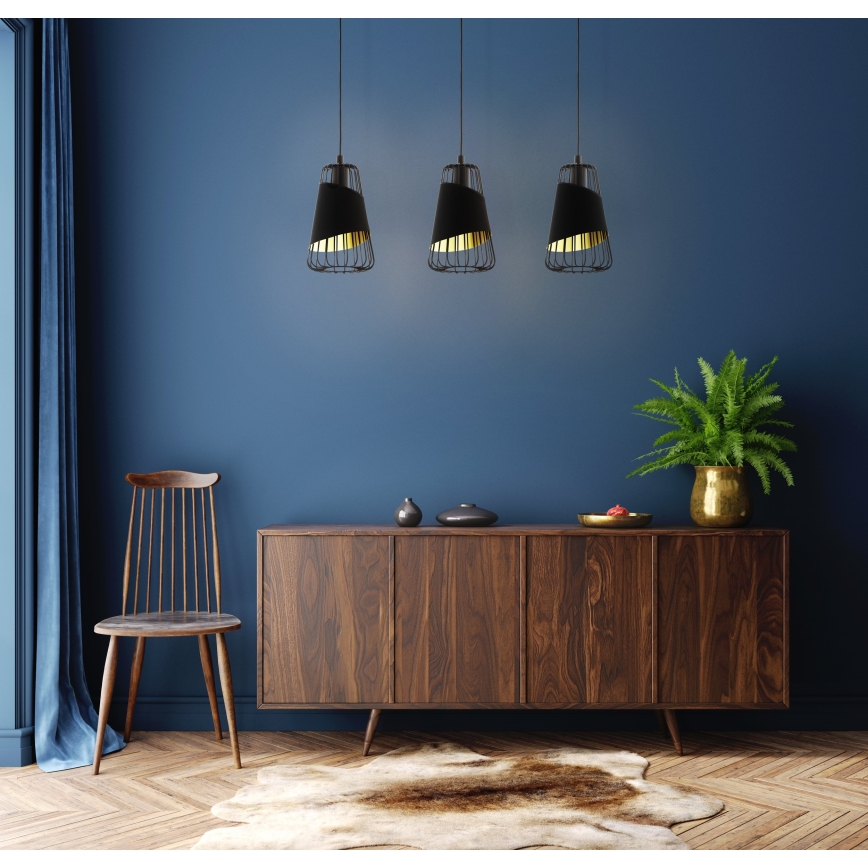 Eglo - Candelabro num fio 3xE27/60W/230V