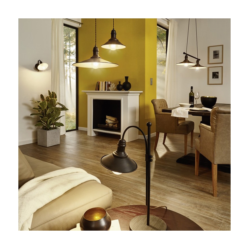 Eglo - Iluminação de parede 1xE27/60W/230V