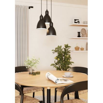 Eglo - Candeeiro 3xE27/60W/230V