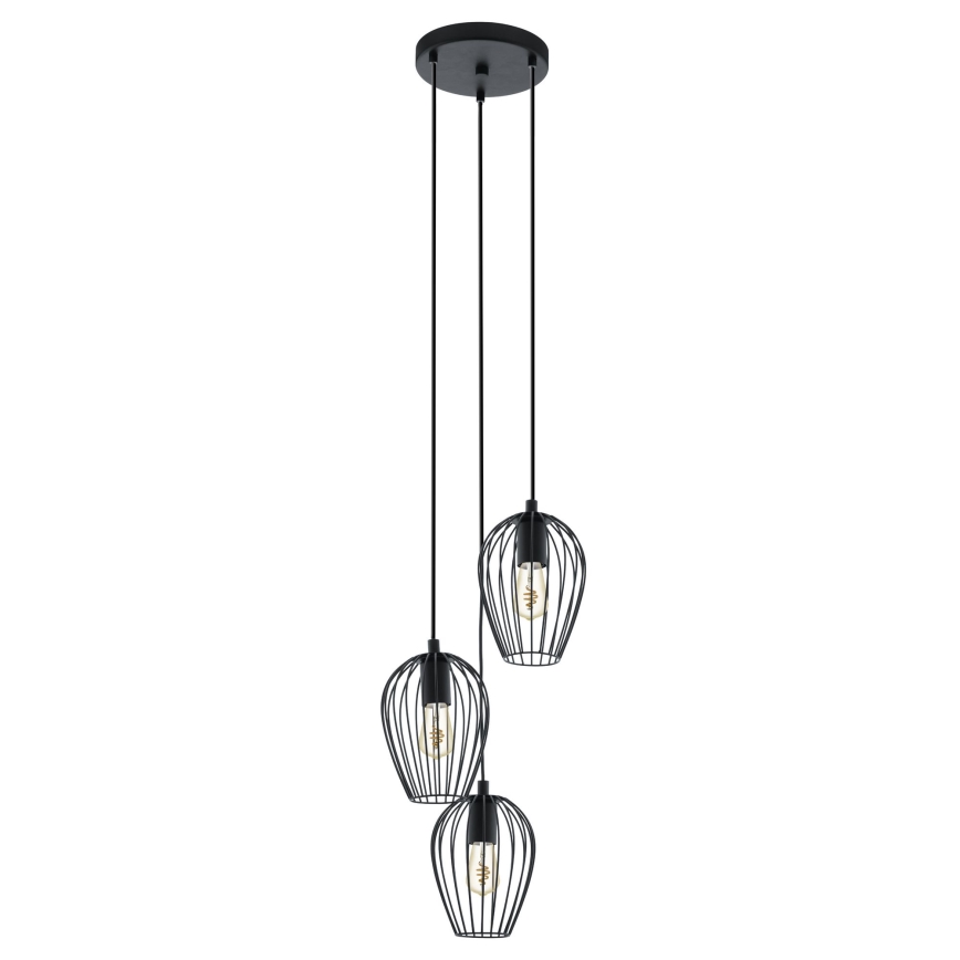 Eglo - Candelabro 3xE27/60W/230V