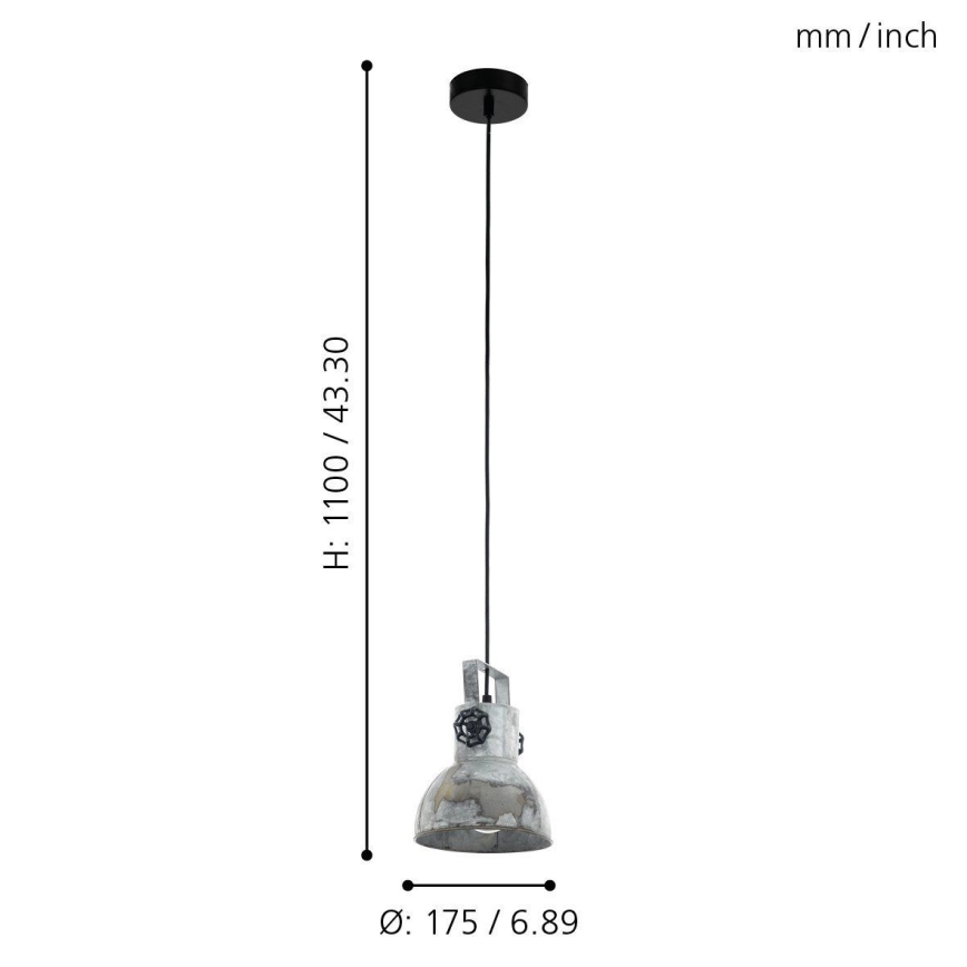 Eglo - Candelabro num fio 1xE27/40W/230V