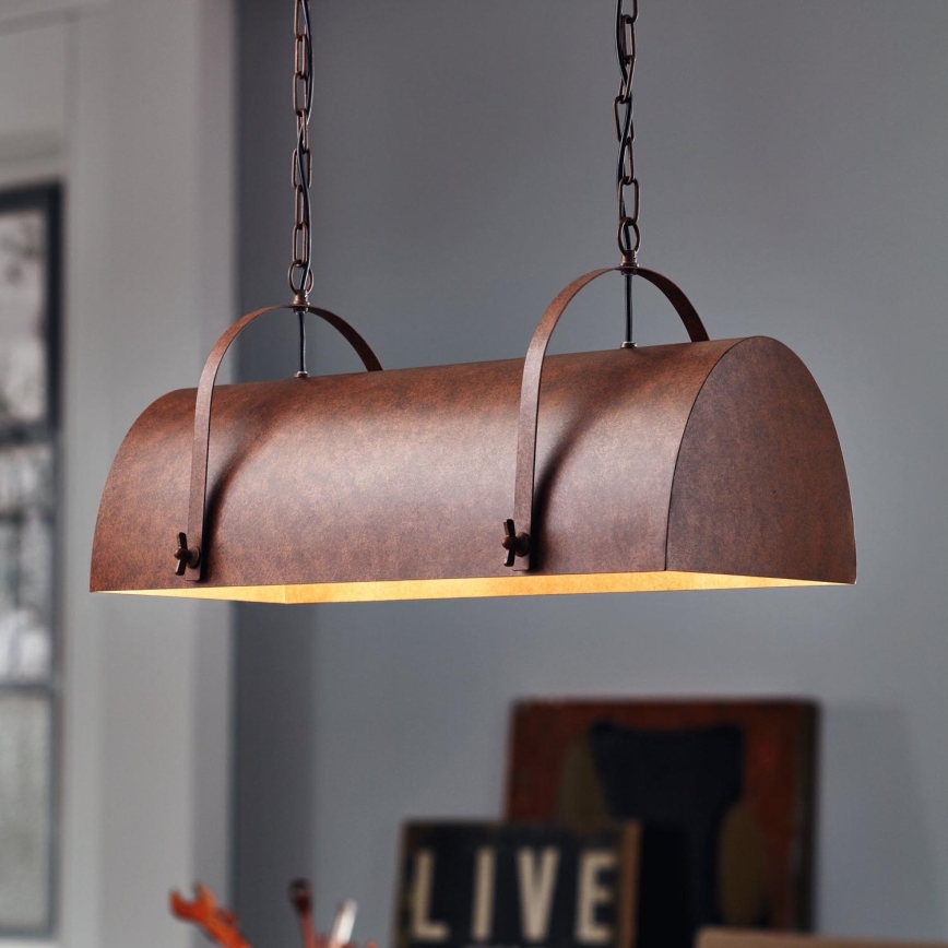 Eglo 49687 - Candelabro numa corrente DEERHURST 2xE27/60W/230V