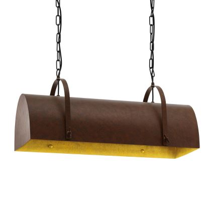 Eglo 49687 - Candelabro numa corrente DEERHURST 2xE27/60W/230V