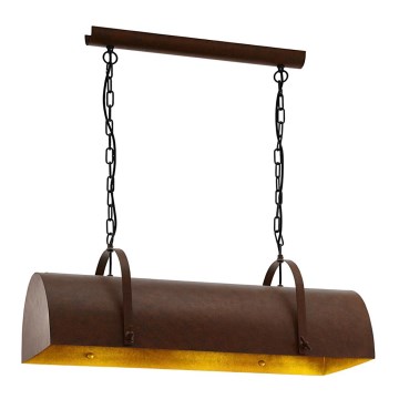 Eglo 49702 - Lustre suspenso por corrente DEERHURST 3xE27/60W/230V