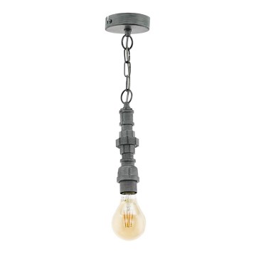Eglo 49707 - Lustre suspenso por corrente CHEPSTOW 1xE27/60W/230V