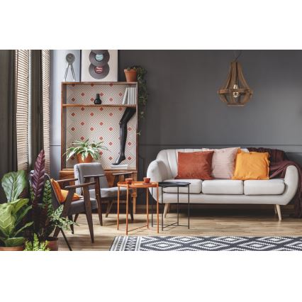 Eglo 49724 - Lustre suspenso por corrente KINROSS 1xE27/60W