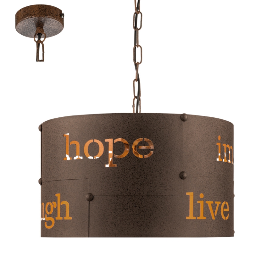 Eglo 49743 - Candelabro numa corrente COLDINGHAM 3xE27/60W