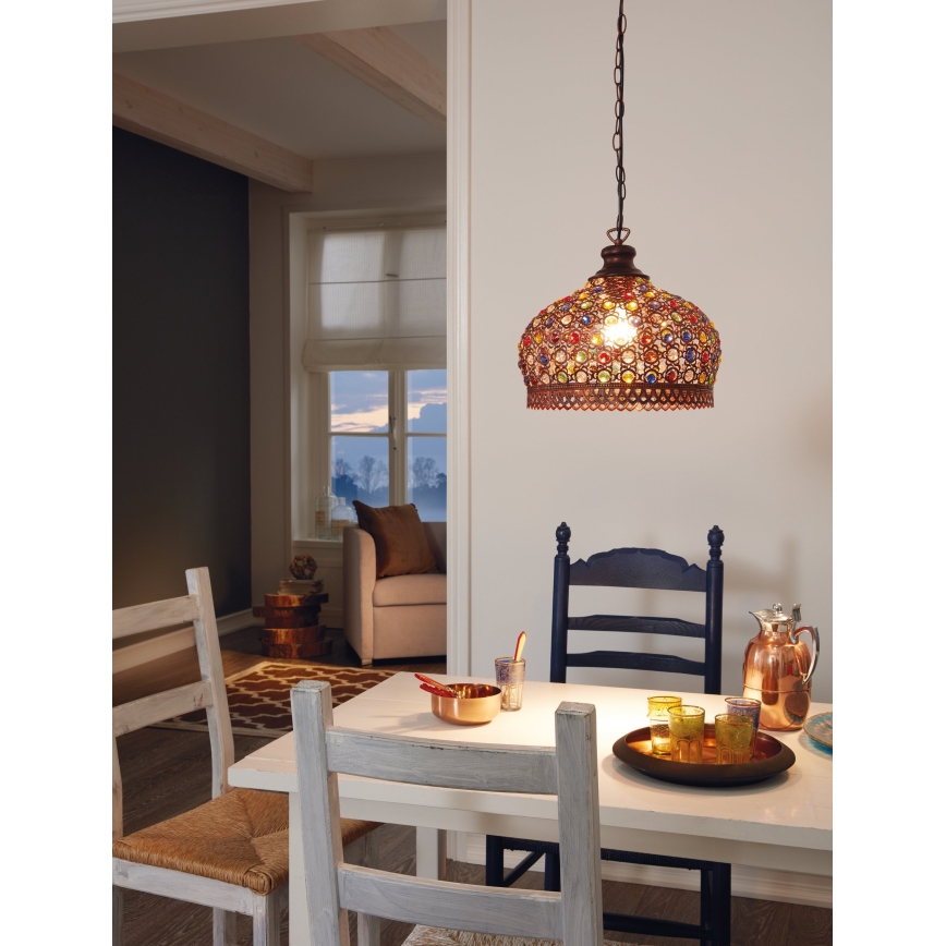 Eglo - Luz pendente 1xE27/60W