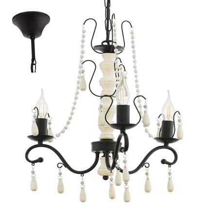 Eglo 49837 - Candelabro numa corrente CHATTISHAM 3xE14/40W