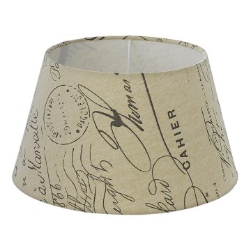 Eglo 49987 - Abajur de tecido para candeeiro de pé VINTAGE E14/E27 diâmetro 25 cm