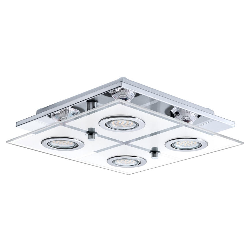Eglo 54451 - Candeeiro de tecto LED CABO 4xGU10/3W/230V 29x29 cm