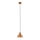 Eglo 54513 - Lustre LED suspenso com cabo 1xE27/6W/230V, acabamento em cobre