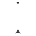 Eglo 54514 - Lustre LED suspenso por cabo, 1xE27/6W/230V, preto