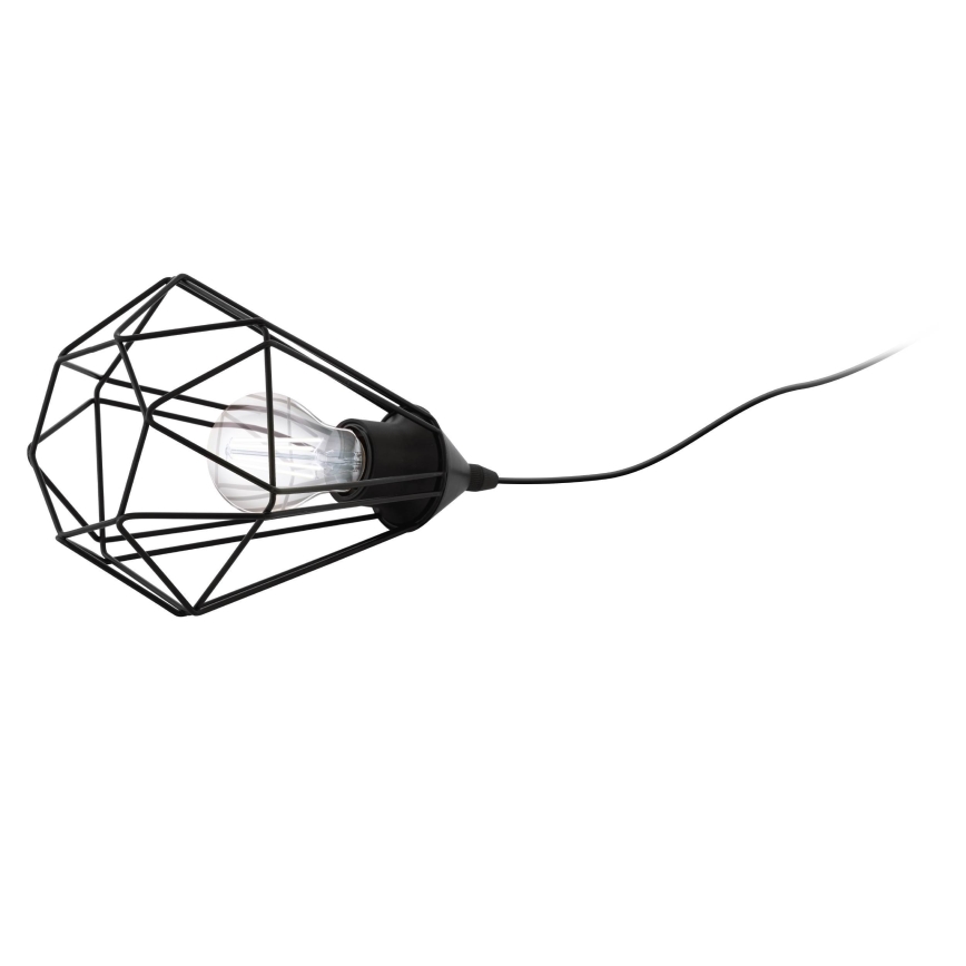 Eglo 54889 - Candeeiro de mesa LED com tomada 1xE27/4W/230V 3000K preto