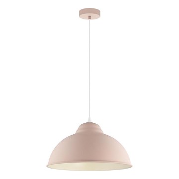 Eglo 54964 - Candeeiro suspenso TRURO-P 1xE27/60W/230V rosa